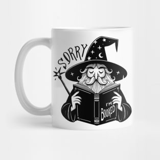 Sorry, I'm Booked Wizard Mug